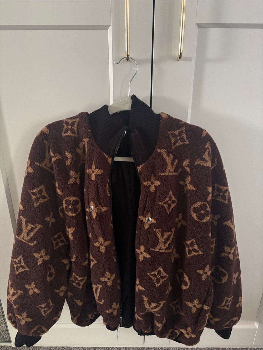 Louis Vuitton Brown Monogram Teddy Jacket